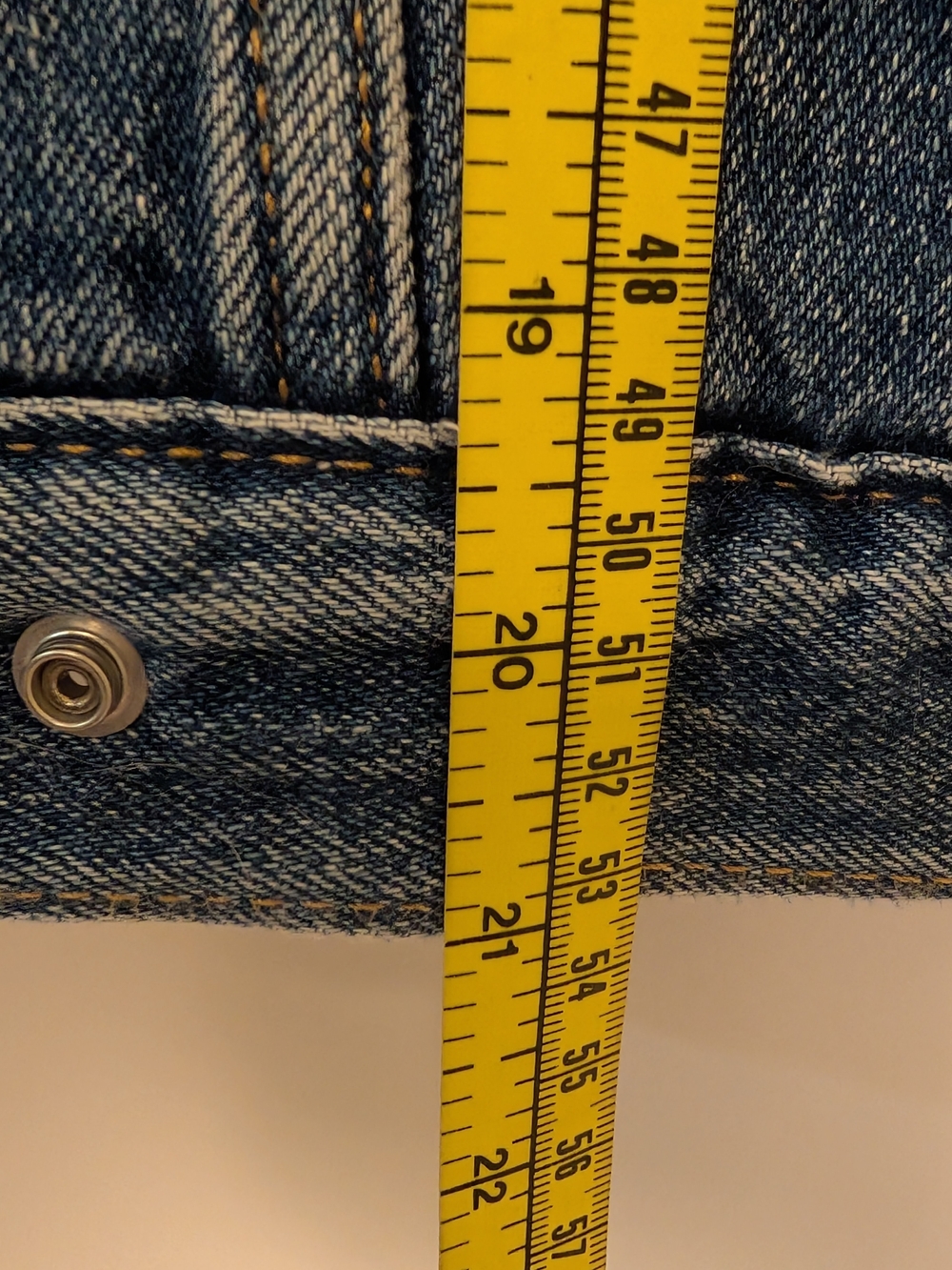 Levi's Denim Sherpa-Lined Jacket in Blue Blue Wash Women's Size Small - Picture 9 of 10